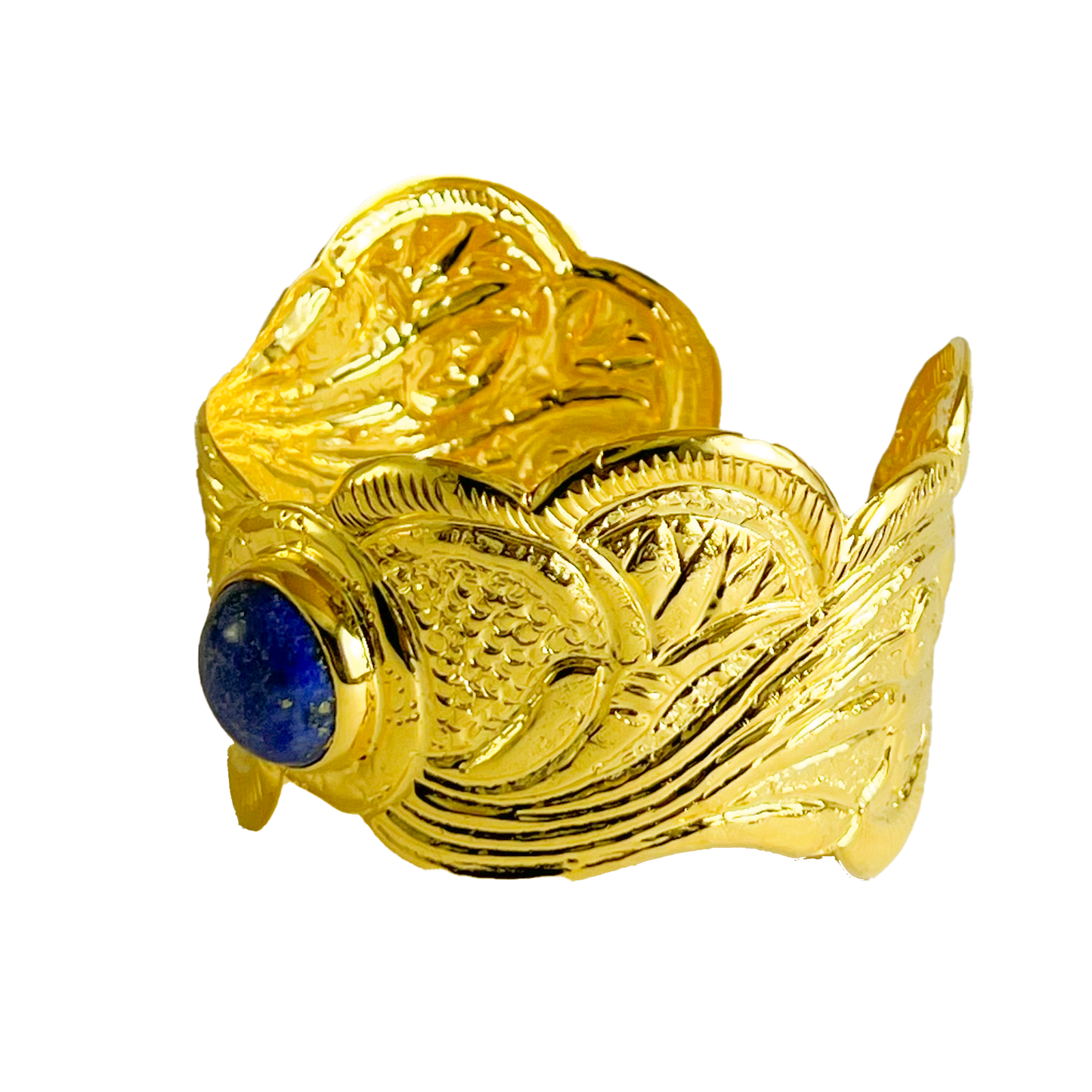 Blue Nile Feather Cuff