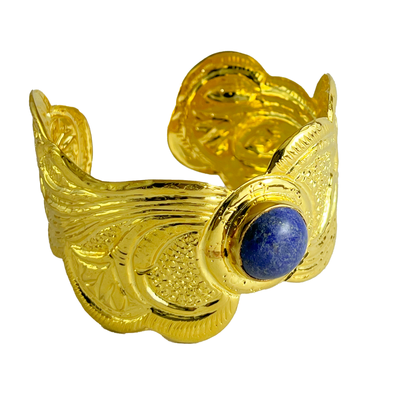 Blue Nile Feather Cuff
